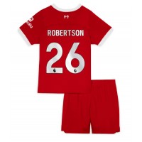 Fotbalové Dres Liverpool Andrew Robertson #26 Dětské Domácí 2023-24 Krátký Rukáv (+ trenýrky)